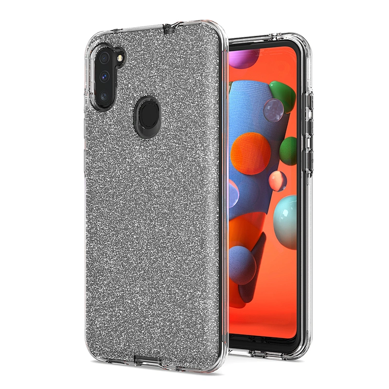 Transparent 3 in 1 Combo Bling Out Phone Case For Mi 10T LITE redmi 9A redmi 9C 10T
