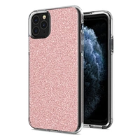 Custom 3 In 1 Cell Phone Case Hard PC Soft TPU Girl Bling Glitter Phone Case For iPhone 11 12 Pro Max