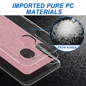 Guangzhou factory bling phone case glitter paper cover for iphone 12 X XR XS 11 Pro Max 6 7 8 plus