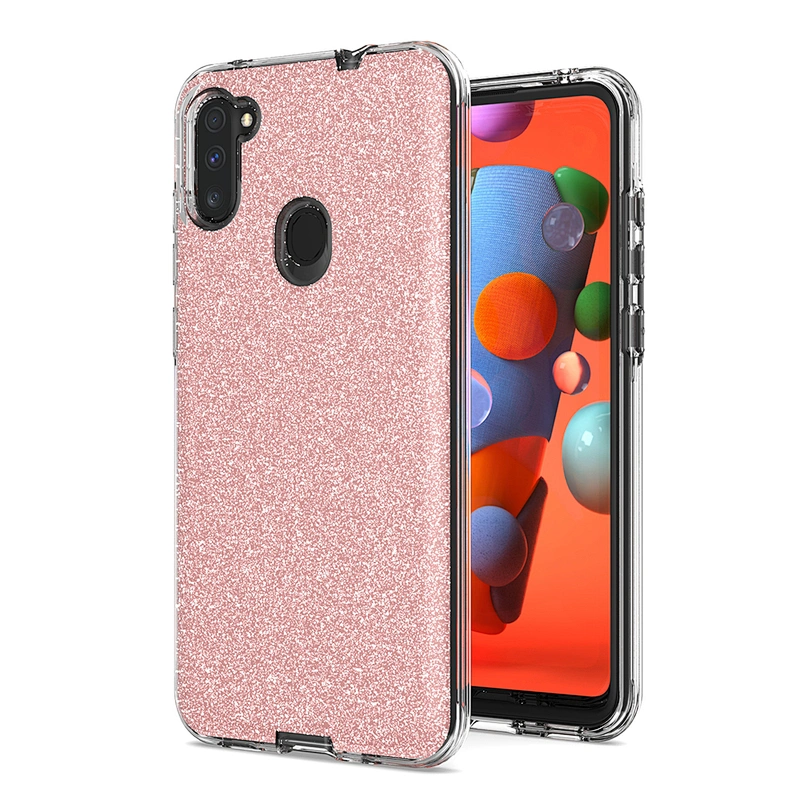 Transparent 3 in 1 Combo Bling Out Phone Case For Mi 10T LITE redmi 9A redmi 9C 10T