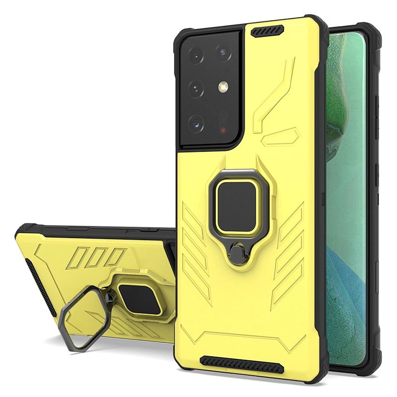 Super hot new ring mobile phone case with simple bumper for Samsung S20 FE S30 Plus Ultra
