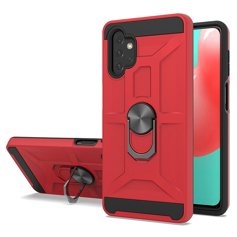 Wholesale ring holder phone case mobile cover with kickstand for Samsung A02S A12 A32 A52 A72
