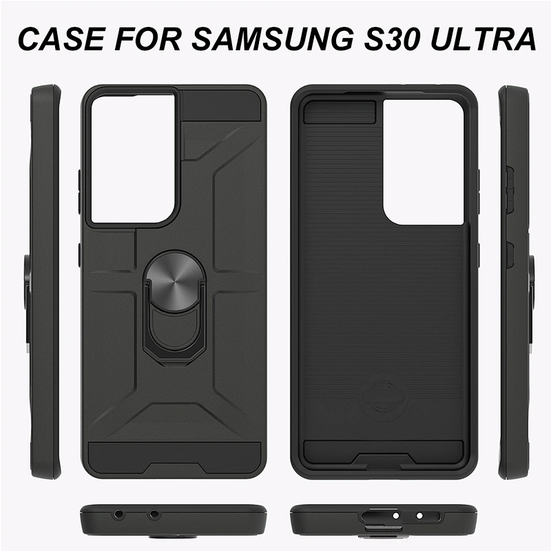 Hot Models TPU PC Mobile Accessories Shockproof Ring Holder Phone Cover For Samsung S30 S20 FE S21 Plus Ultra
