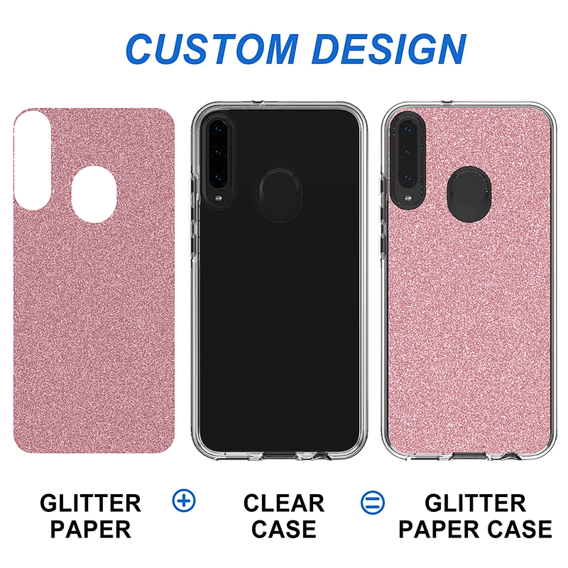 Luxury Bling Phone Case Glitter Paper TPU PC Cover For iPhone 11 Pro Max X XS XR 6 7 8 Plus 12