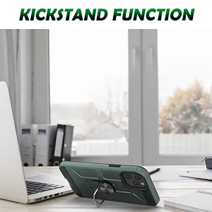 new arrivals kickstand fundas phone case with ring holder for Xiaomi 11 Redmi 9A Note 9S POCO M3