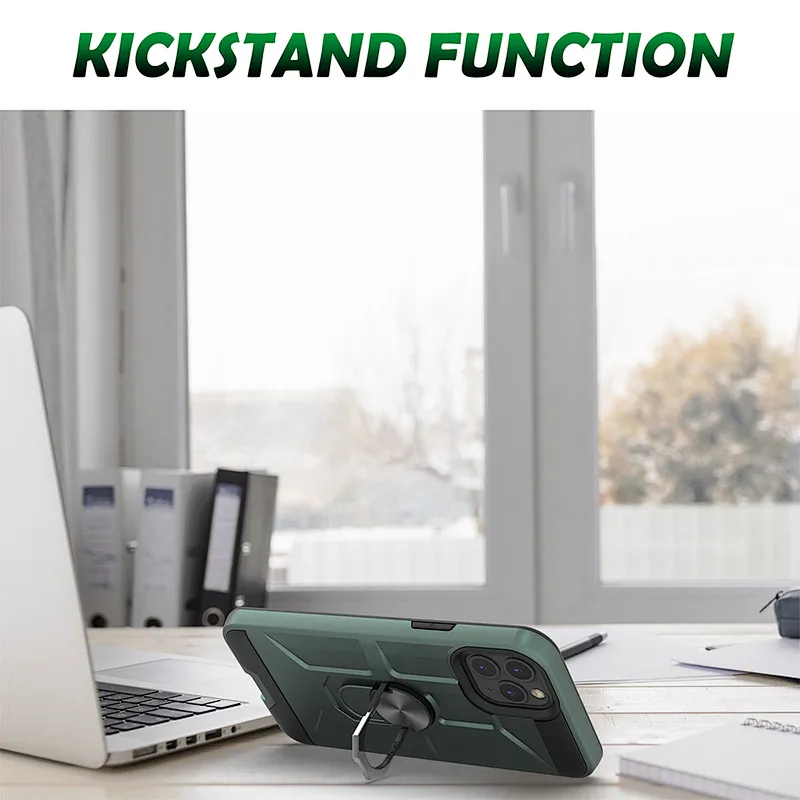 new arrivals kickstand fundas phone case with ring holder for Xiaomi 11 Redmi 9A Note 9S POCO M3
