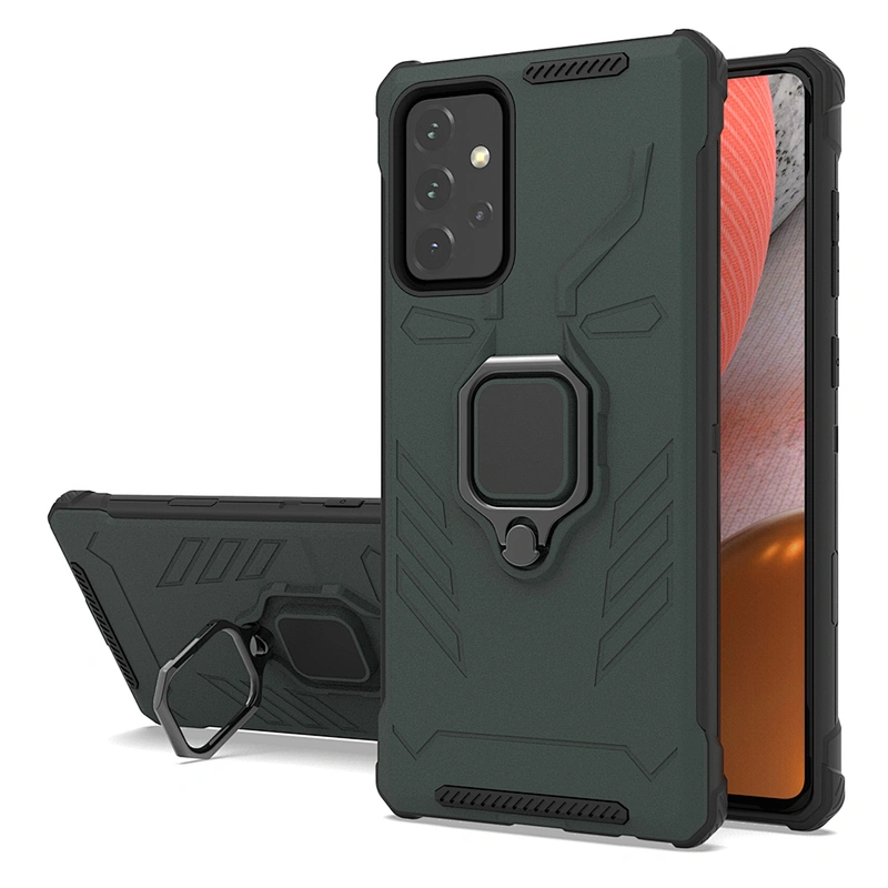 Accessories in 2021 anti fall cell mobile case phone covers with ring for Samsung A12 A52 A32 A72