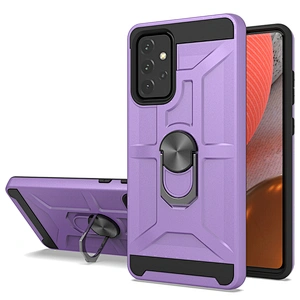 PC TPU Protection Mobile Accessories Ring Kickstand Cell Phone Case for Samsung A12 A32 A52 A72 A02S