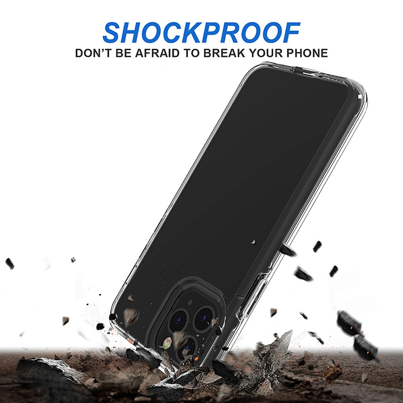 Wholesale Clear Transparent Mobile Back Cover Phone Cases For iPhone XS XR 12 Mini 11 Pro Max