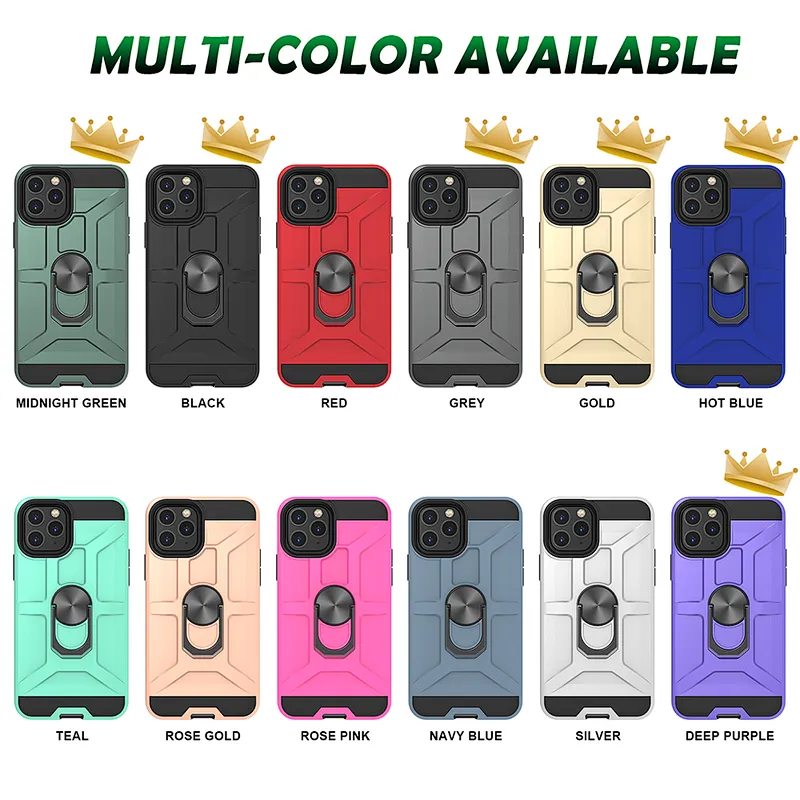 new arrivals kickstand fundas phone case with ring holder for Xiaomi 11 Redmi 9A Note 9S POCO M3