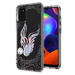OEM Custom fashionable printed clear cell phone case back cover for Samsung M51 M31 S21 A02S