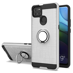 Fashion design 2 in 1 mobile phone back covers ring case for Motorola G Fast G8 G9 Power Lite 2020