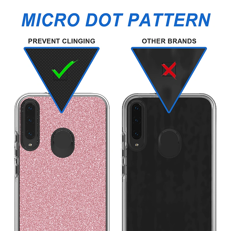 Guangzhou factory bling phone case glitter paper cover for iphone 12 X XR XS 11 Pro Max 6 7 8 plus