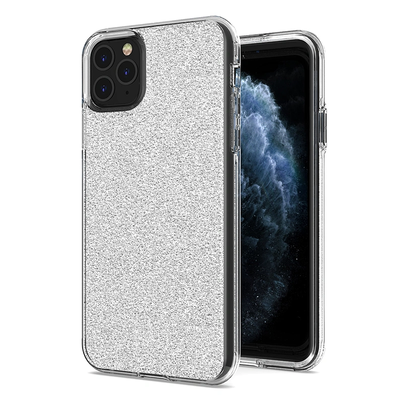 Luxury Bling Phone Case Glitter Paper TPU PC Cover For iPhone 11 Pro Max X XS XR 6 7 8 Plus 12