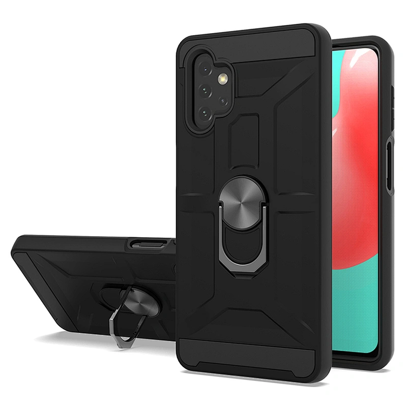 Wholesale ring holder phone case mobile cover with kickstand for Samsung A02S A12 A32 A52 A72
