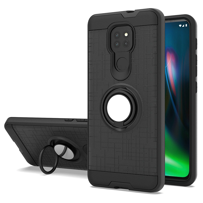 Hot Models Cell Phone Cases With 360 Ring Holder For Motorola G9 Plus Play E7 One Fusion