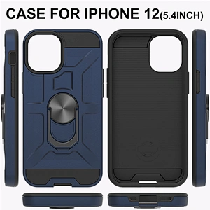 Wholesale Phone Accessories With Kickstand Hard PC Soft TPU Case For iPhone 11 Pro Max 12 Mini