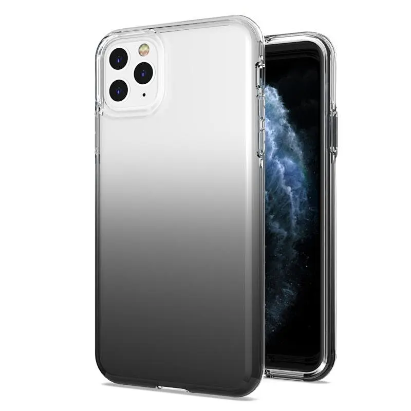Custom Transparent Gradient Covers Guangzhou Mobile Phone Case For Apple iPhone 12 11 Pro Max SE
