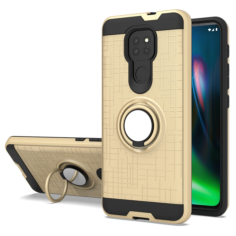 Hot Models Cell Phone Cases With 360 Ring Holder For Motorola G9 Plus Play E7 One Fusion
