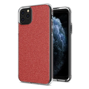 Custom 3 In 1 Cell Phone Case Hard PC Soft TPU Girl Bling Glitter Phone Case For iPhone 11 12 Pro Max