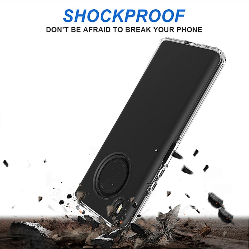 2021 clear phone case transparent tpu pc mobile cover for Huawei Nova 5T Y7A Y9S Y9A Y9 prime