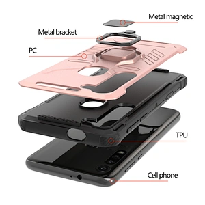 Bumper design finger ring phone cases and accessories cover for Motorola G Stylus G8 Power Lite Plus