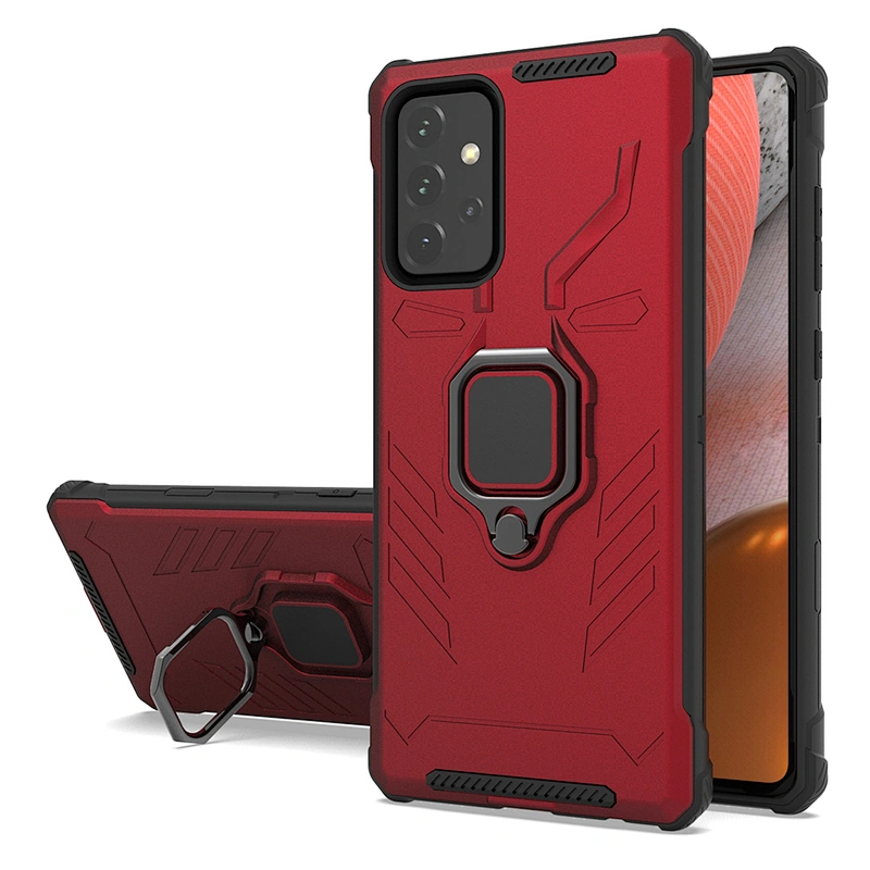 Accessories in 2021 anti fall cell mobile case phone covers with ring for Samsung A12 A52 A32 A72