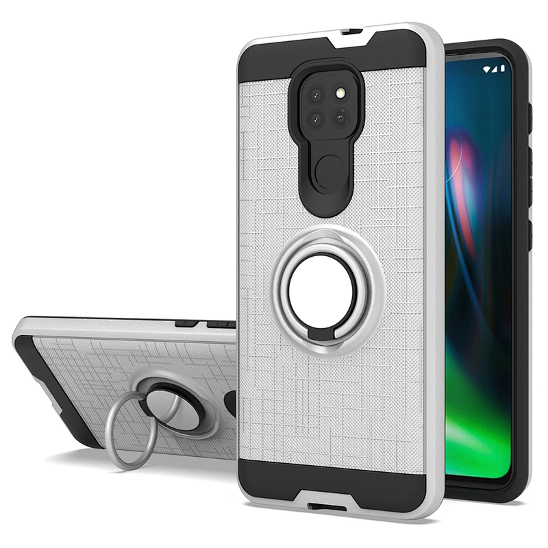 Hot Models Cell Phone Cases With 360 Ring Holder For Motorola G9 Plus Play E7 One Fusion