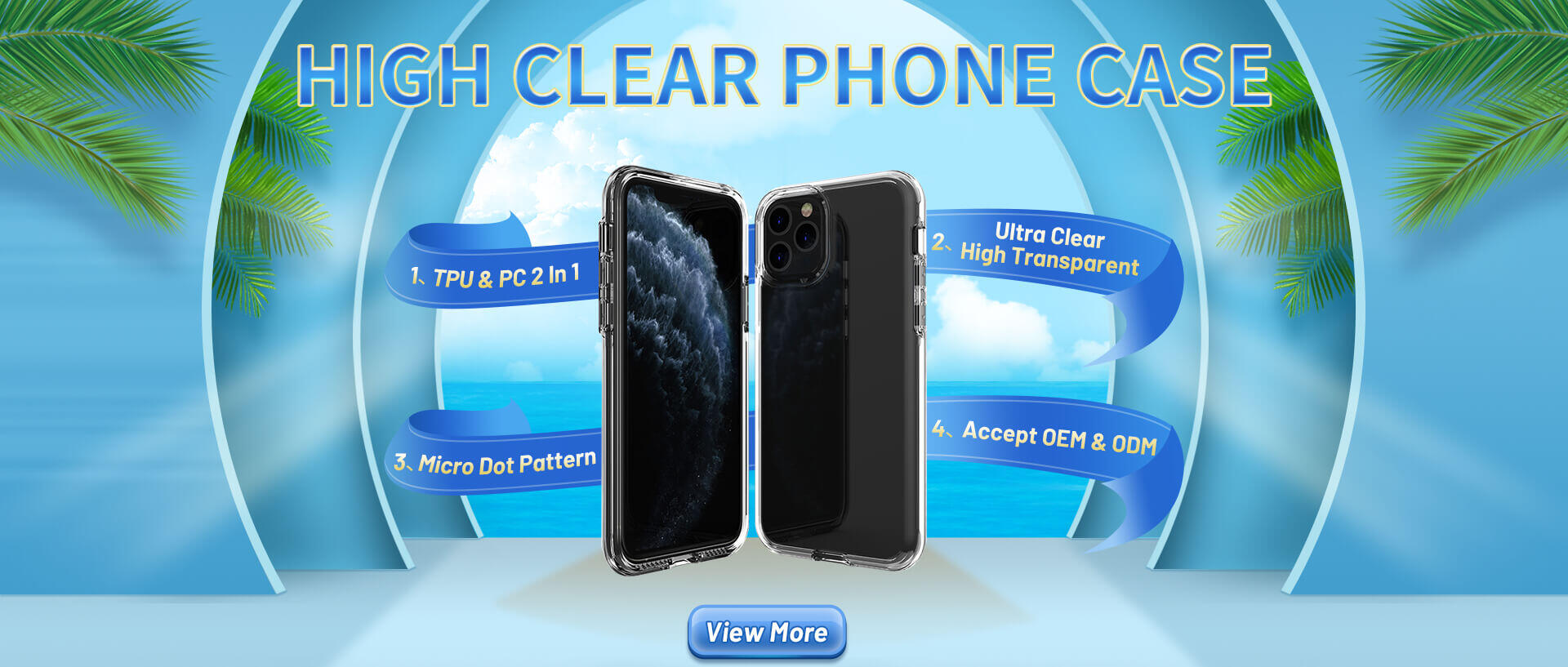 HIGH CLEAR PHONE CASE
