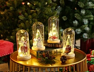 LED glass cover with xmas scene