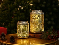 LED metal lantern