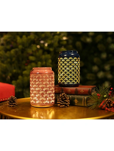 LED metal lantern