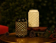 LED solar metal lantern