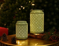 LED metal lantern