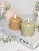 Soft Plastic Flameless Flickering Candle With Melting Effect