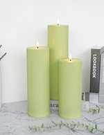 3Pcs Soft Plastic Flameless Flickering Candles