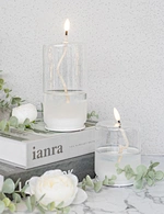 led candle glass light jelly light