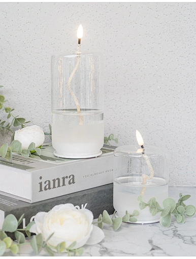 led candle glass light jelly light