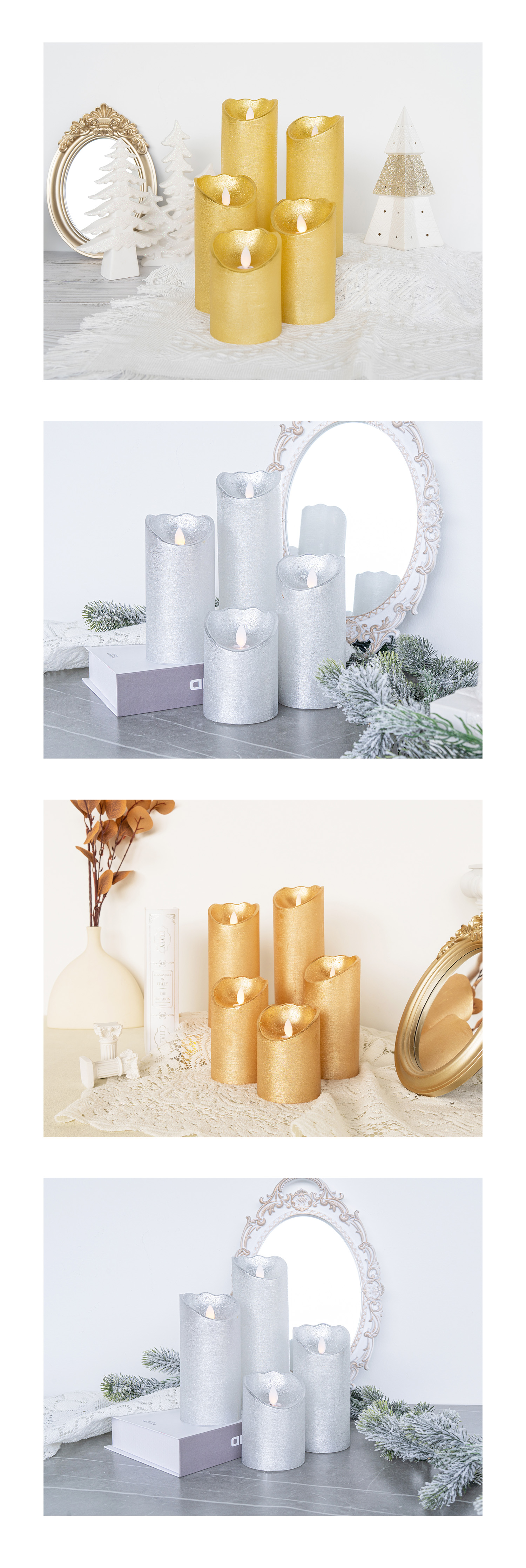 LED candle swing waving
