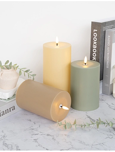 plastic flameless candles