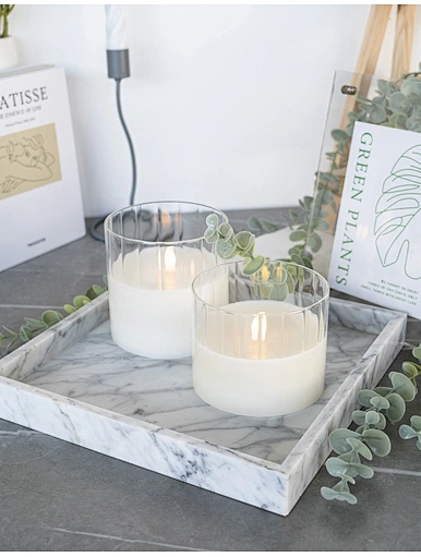 wax candle glass