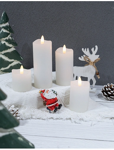 flickering flameless candle