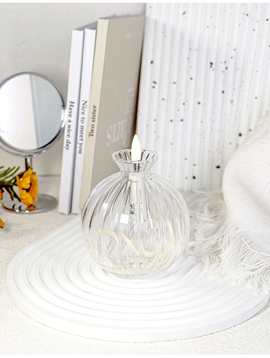 led candle glass light  led light