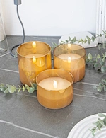 wax candle glass