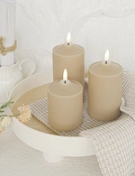 flickering candles