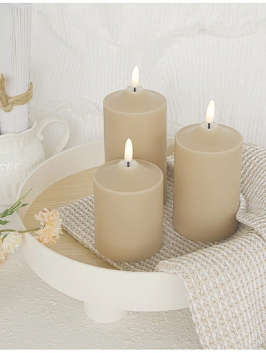 flickering candles