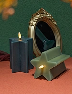 unique led wax candle