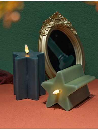 unique led wax candle