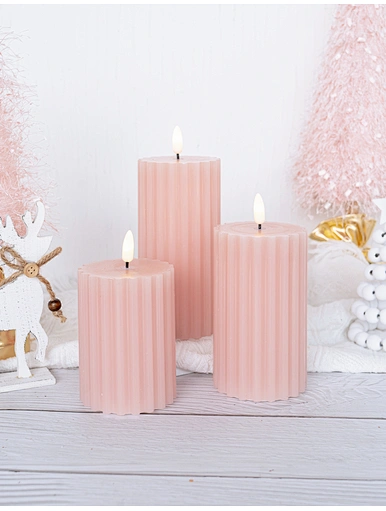 led wax candle light