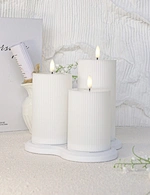 flickering flameless candle
